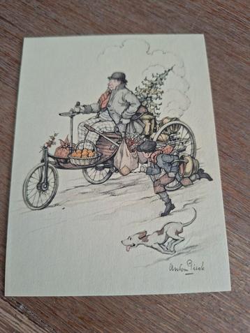 Mooie nostalgische kaart van Anton Pieck beschikbaar voor biedingen