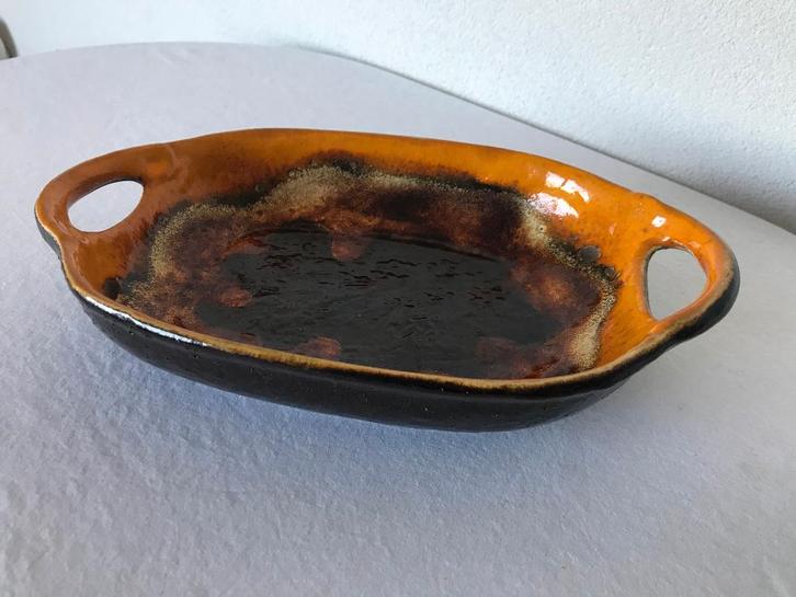 West-Germany Vintage Schaal Fat Lava Aardewerk DB 609-32, Antiek en Kunst, Antiek | Keramiek en Aardewerk, Ophalen of Verzenden