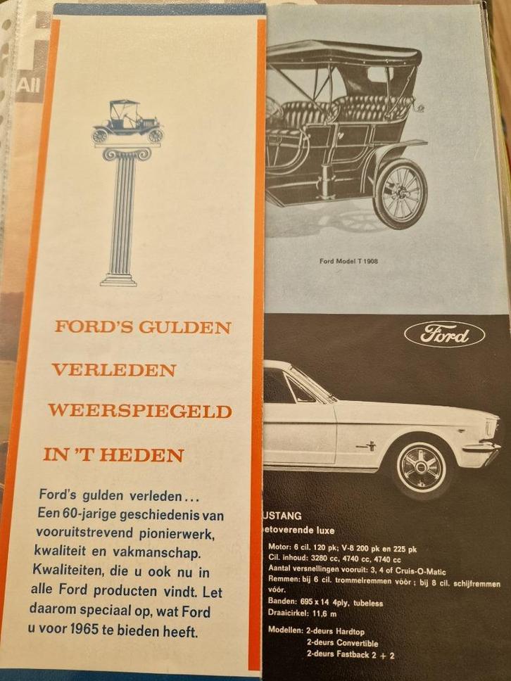 Diverse folders Ford, Boeken, Auto's | Folders en Tijdschriften, Zo goed als nieuw, Ford, Verzenden