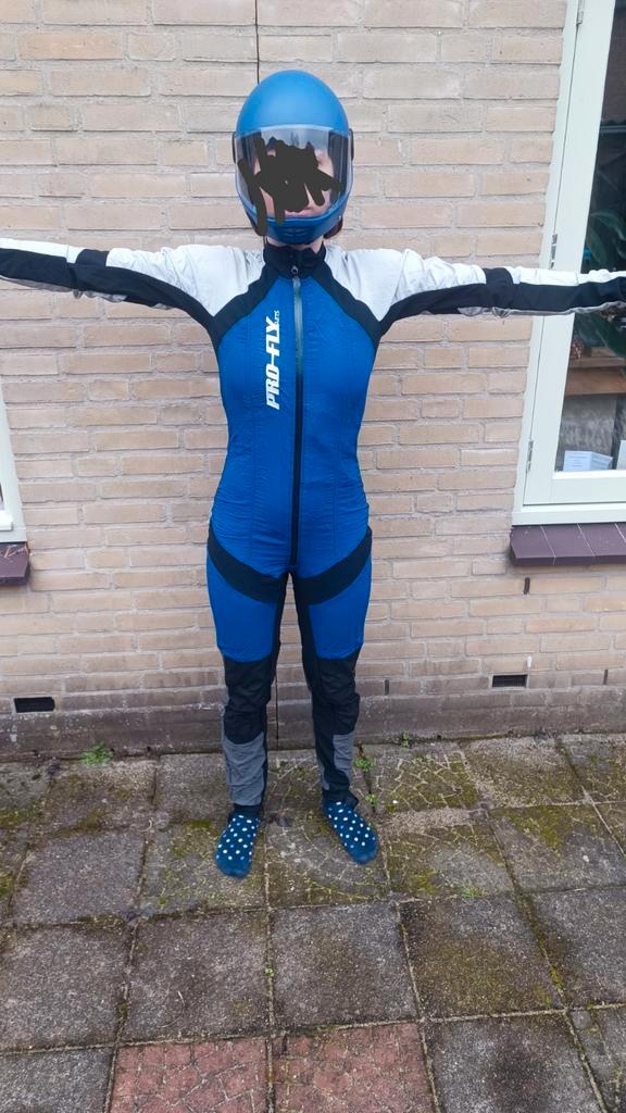 Profly parachute spring pak damens + helm, Watersport en Boten, Duiken, Duikpak, Ophalen of Verzenden