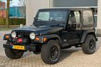 ‼️JEEP WRANGLER TJ 2.5i CABRIO 4WD ZWART HARD/SOFTTOP BJ1997, Auto's, 2500 cc, 450 kg, 1800 kg, Zwart