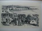 87 / Hilversum / Laren   Litho 1876, Antiek en Kunst, Kunst | Litho's en Zeefdrukken, Ophalen of Verzenden