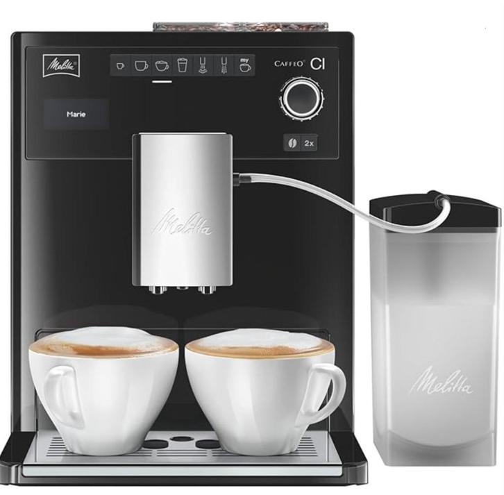Melitta Caffeo E970 Volautom.. 2x bonenreservoir. Vanaf €175, Witgoed en Apparatuur, Koffiezetapparaten, Gebruikt, Gemalen koffie