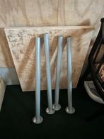 4 tafelpoten ikea olov, Huis en Inrichting, Minder dan 50 cm, Gebruikt, 50 tot 100 cm, Rond