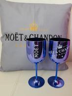 Metallic Blauwe champagne glazen van MOËT & CHANDON ‼️, Ophalen of Verzenden, Nieuw, Overige typen