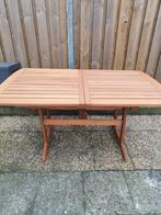 Houte tafel merbouw, Ophalen, Zo goed als nieuw, Rechthoekig