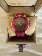 Kiboe Fuchsia roze horloge, Overige merken, Overige materialen, Verzenden, Polshorloge