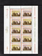 4 div. vellen kastelen postfris, Postzegels en Munten, Postzegels | Nederland, Ophalen of Verzenden, Postfris