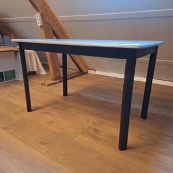 Massief Houten Tafel - Bureau/Eettafel 75x120 cm beschikbaar voor biedingen