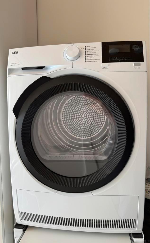 AEG droger 7000 series, Witgoed en Apparatuur, Wasdrogers, Zo goed als nieuw, Condens, Voorlader, 6 tot 8 kg, 85 tot 90 cm, Ophalen of Verzenden