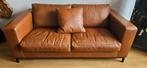 Leren bank met fauteuil, Huis en Inrichting, Ophalen, Zo goed als nieuw, Leer