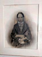 Antiek victoriaans portret 1860 zeer grote kabinet foto, Ophalen of Verzenden