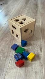 Stevige houten vormenstoof, Kinderen en Baby's, Speelgoed | Houten speelgoed, Ophalen, Zo goed als nieuw, Overige typen