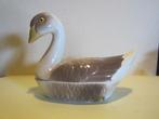 Vintage Michel CAUGANT zwaan terrine, patépot keramiek, Antiek en Kunst, Verzenden