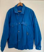 Vintage Kobaltblauwe Heren Winterjas - Jaren 80, Kleding | Heren, Ophalen of Verzenden, Gedragen, Overige maten, Blauw