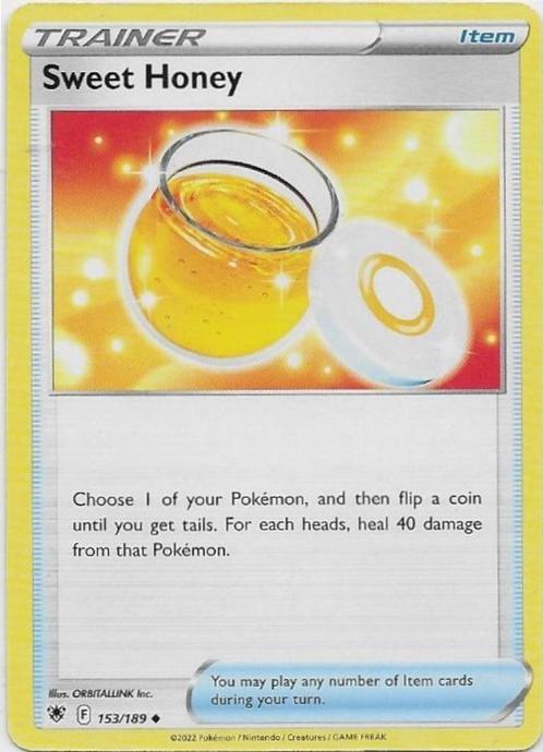 Astral Radiance,  Sweet Honey [uncommon] 153/196, Hobby en Vrije tijd, Verzamelkaartspellen | Pokémon, Nieuw, Losse kaart, Verzenden