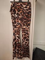 Leopard flared broek, Kleding | Dames, Maat 38/40 (M), Bruin, Ophalen of Verzenden, Lang