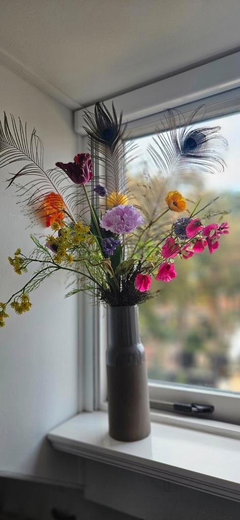 Prachtig veldboeket van Silk-ka, Huis en Inrichting, Woonaccessoires | Kunstplanten en Kunstbloemen, Zo goed als nieuw, Binnen