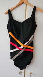 Zwart Sunflair badpak met kleurrijke details, Zwart, Badpak, Ophalen of Verzenden, Zo goed als nieuw
