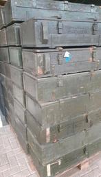 Partij legerkisten te koop 50st, Ophalen, Gebruikt, Minder dan 50 cm, Minder dan 50 cm