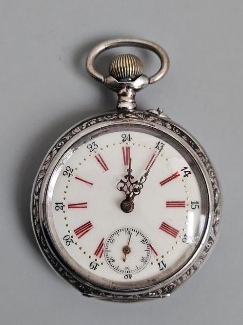 Zilveren zakhorloge antiek sale