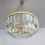 Vintage XL Lamp 70s  Prachtexemplaar! Hollywood regency goud, Huis en Inrichting, Lampen | Kroonluchters, Ophalen of Verzenden