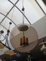 limburg lamp Glazen bol lampen design hanglamp, Ophalen, Zo goed als nieuw, Minder dan 50 cm