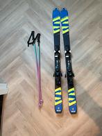 Salomon X-Race JR Ski's 140cm + Stokken 100cm, Sport en Fitness, Skiën en Langlaufen, Ophalen, Gebruikt, 100 tot 140 cm, Salomon