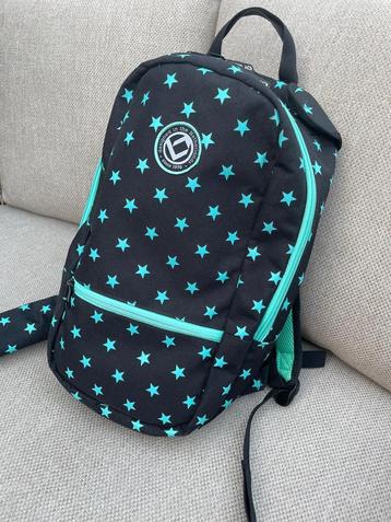 Brabo Backpack Originals Stars - Blauw/Mintgroen - Als Nieuw beschikbaar voor biedingen