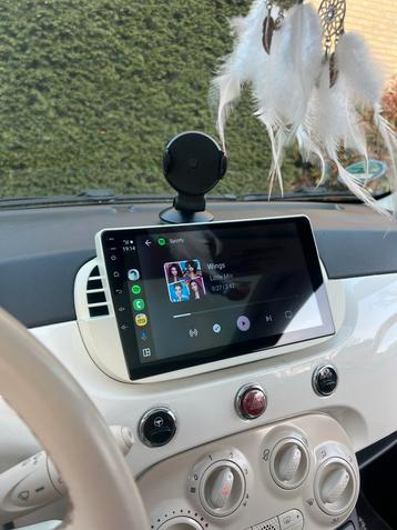 Fiat 500 Autoradio CarPlay/Android Auto met montage beschikbaar voor biedingen