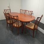 Vintage PATIJN eetkamerstoelen met tafel uitschuifbaar, Huis en Inrichting, Ophalen, Gebruikt, Vintage design Mid Century jaren 30 40 50 60 70