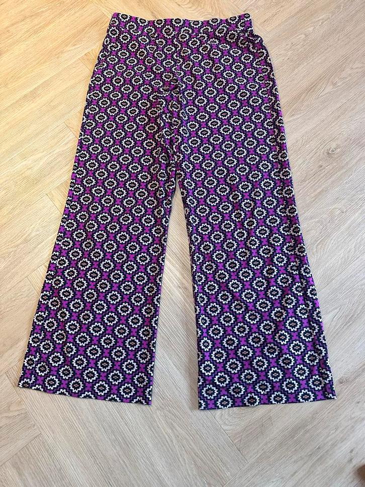 Studio Anneloes Flare Broek Roze Travel Maat L, Kleding | Dames, Broeken en Pantalons, Maat 42/44 (L), Roze, Ophalen of Verzenden