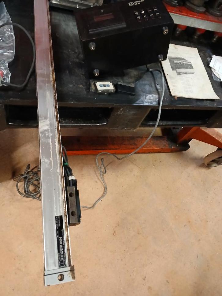 Heidenhain boeken en onderd wo liniaal,geheugendrager scherm, Doe-het-zelf en Verbouw, Draaibanken, Gebruikt, Metaaldraaibank