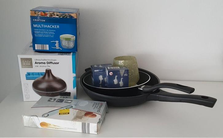 Set keuken en inrichting spullen, allemaal nieuw, Huis en Inrichting, Overige Huis en Inrichting, Nieuw, Ophalen