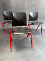 Vintage stoelen - Pagholz Thur-op-Seat (3x), Ophalen, Gebruikt, Drie, Rood