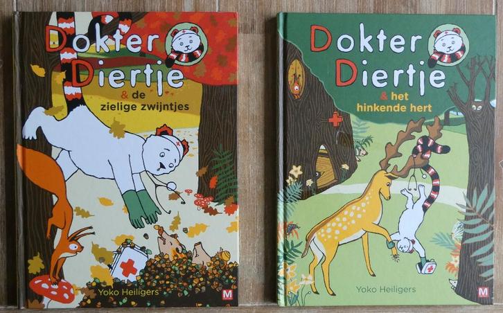 2 x Dokter Diertje - Yoko Heiligers, Boeken, Kinderboeken | Kleuters, Zo goed als nieuw, Fictie algemeen, 4 jaar, Jongen of Meisje