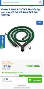 Festool AB-AS CS/TKS Stofafzuig-set, Ophalen of Verzenden, Nieuw