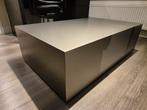 Zilvergrijze epoxy salontafel, Ophalen, Gebruikt, 50 tot 100 cm, Minder dan 50 cm