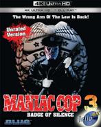 Blu-ray 4K: Maniac Cop 3: Badge of Silence (1992) US nNLO, Ophalen of Verzenden, Nieuw in verpakking, Horror