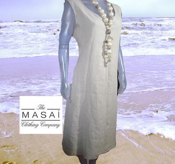 The MASAI CLOTHING  CO. 🌻. lange linnen jurk mt M