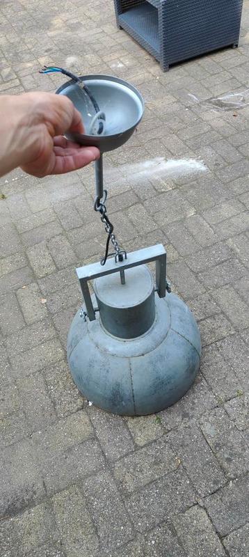 Grote Industriële Hanglamp Vintage – 60 cm – Stoere Blikvang beschikbaar voor biedingen