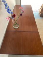 Midcentury vintage teak eettafel XL uitschuifbaar, Huis en Inrichting, Tafels | Eettafels, Ophalen, Gebruikt, 200 cm of meer, 50 tot 100 cm