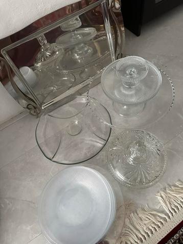 Diverse Glazen Servies Onderdelen beschikbaar voor biedingen