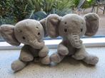 Grijs velours olifant met knisperoren merk ZD Trading, Ophalen of Verzenden, Zo goed als nieuw, Olifant