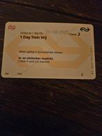 Ns dagkaart geldig tot 31_12_2025, Tickets en Kaartjes, Eén persoon, Trein, Algemeen kaartje