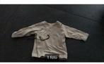 Bruin omslagshirt maat 62 prenatal soon little one, Kinderen en Baby's, Babykleding | Maat 62, Jongetje of Meisje, Ophalen of Verzenden