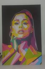 Canvas Ariana Grande te koop., Ophalen, Zo goed als nieuw, Poster, Artwork of Schilderij
