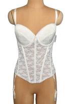 Nieuw Imogene korset, corset, jarretel, Mt. 80 D, Kleding | Dames, Imogene, Verzenden, Wit, Body of Korset
