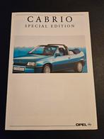 Brochure Opel (Kadett) Cabrio Special Edition 1992, Ophalen of Verzenden, Zo goed als nieuw, Opel