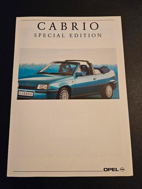 Brochure Opel (Kadett) Cabrio Special Edition 1992, Boeken, Auto's | Folders en Tijdschriften, Zo goed als nieuw, Opel, Ophalen of Verzenden